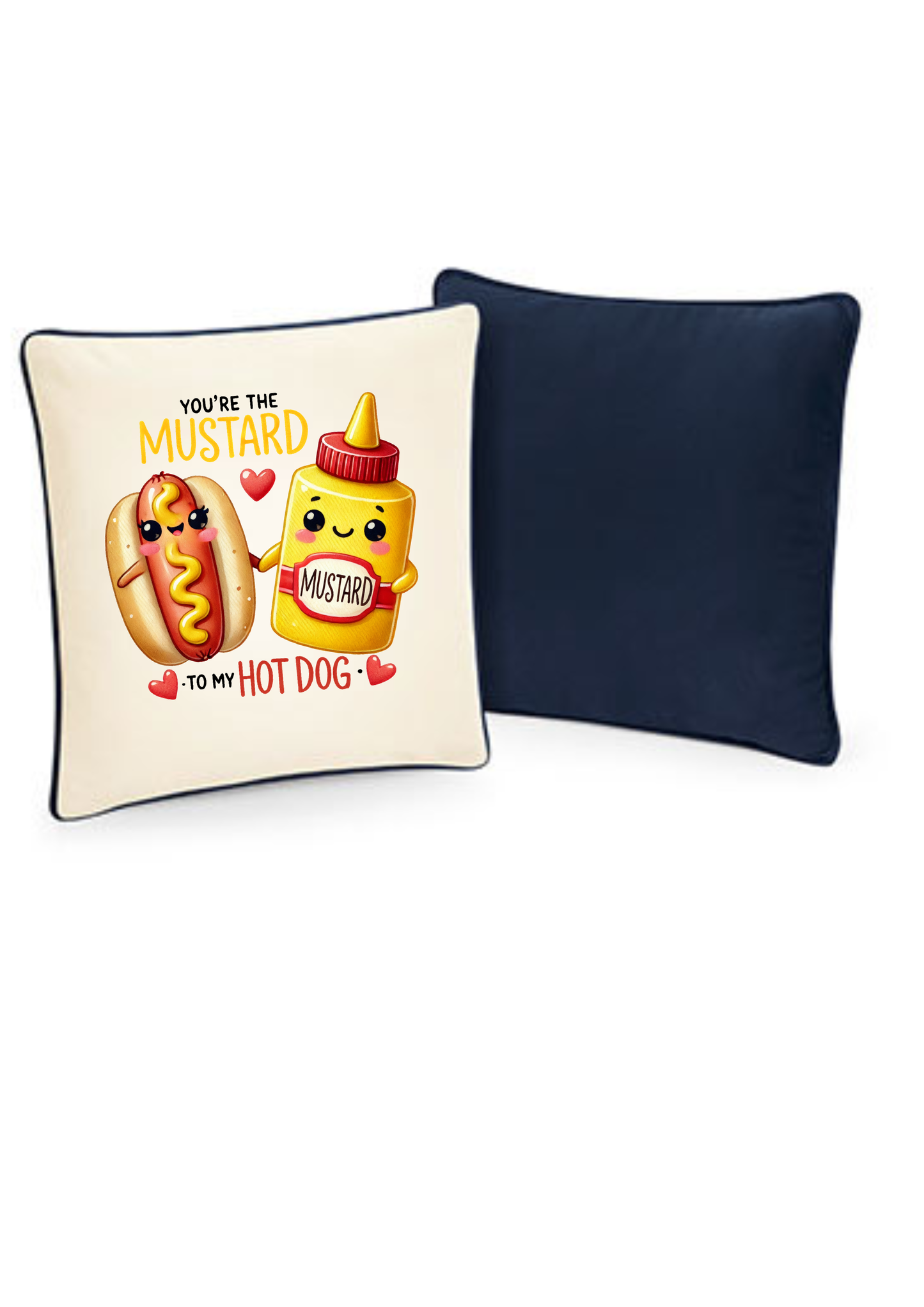 💚 Kissen – Cute Food Love Kollektion (40x40 cm)