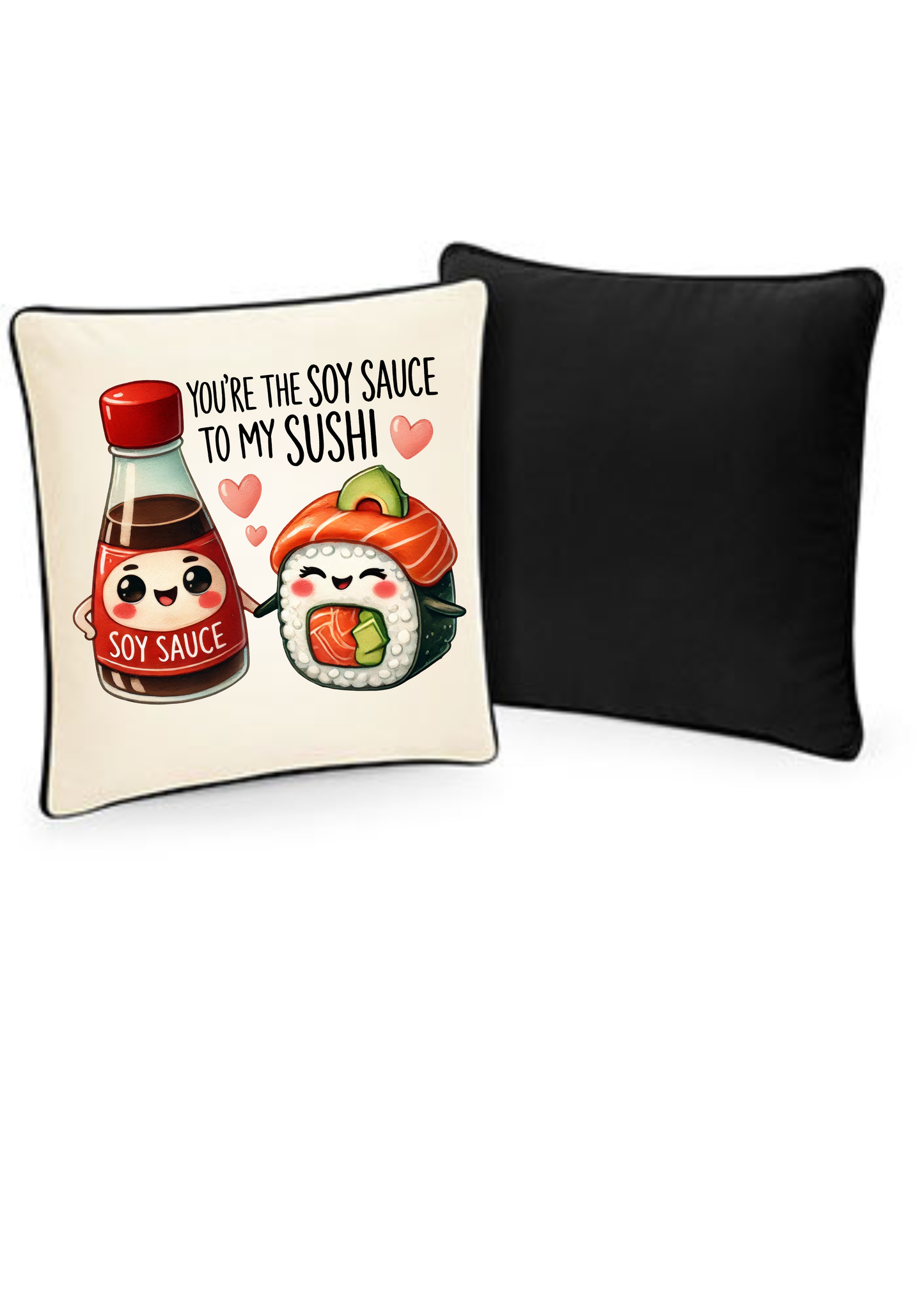 💚 Kissen – Cute Food Love Kollektion (40x40 cm)